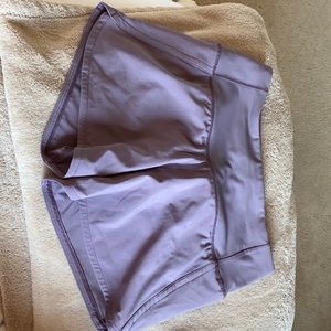 Purple Lululemon shorts